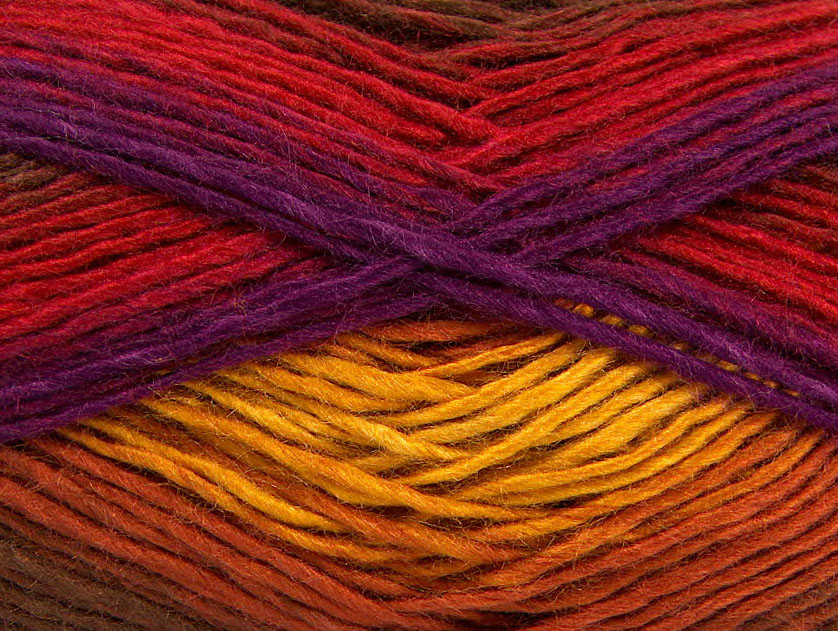 Rainbow Red Purple Gold Copper Brown