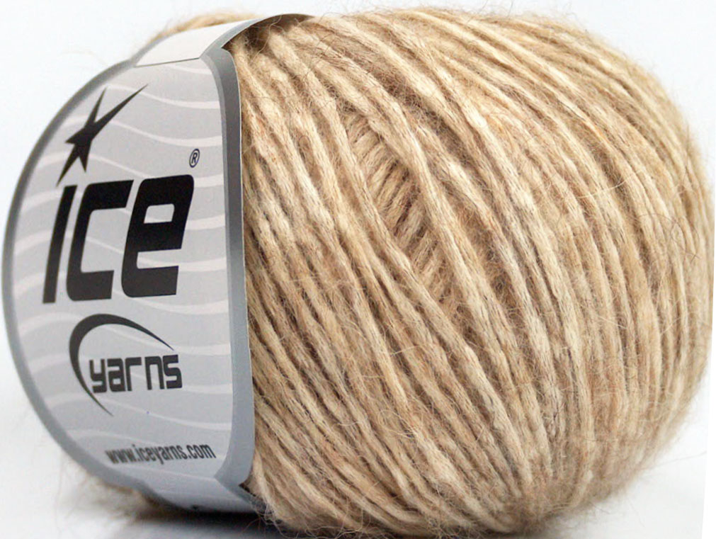 Alpaca Cotton White Beige