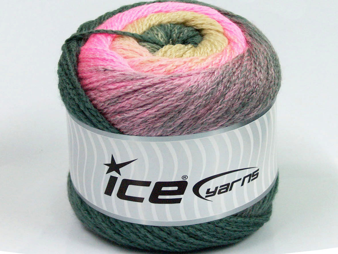 Cakes Chain Light Pink Grey Cream