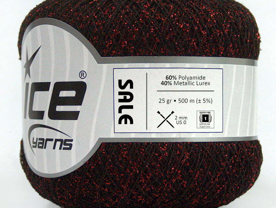 Sale Metallic Red Black