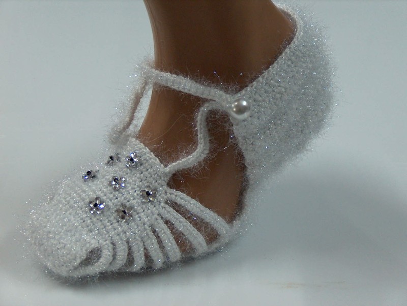 Bootees White
