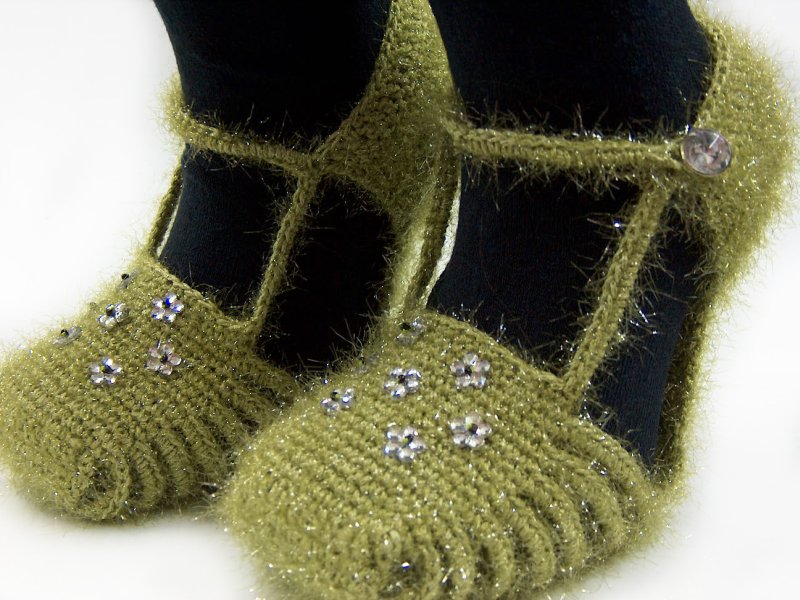 Bootees Green