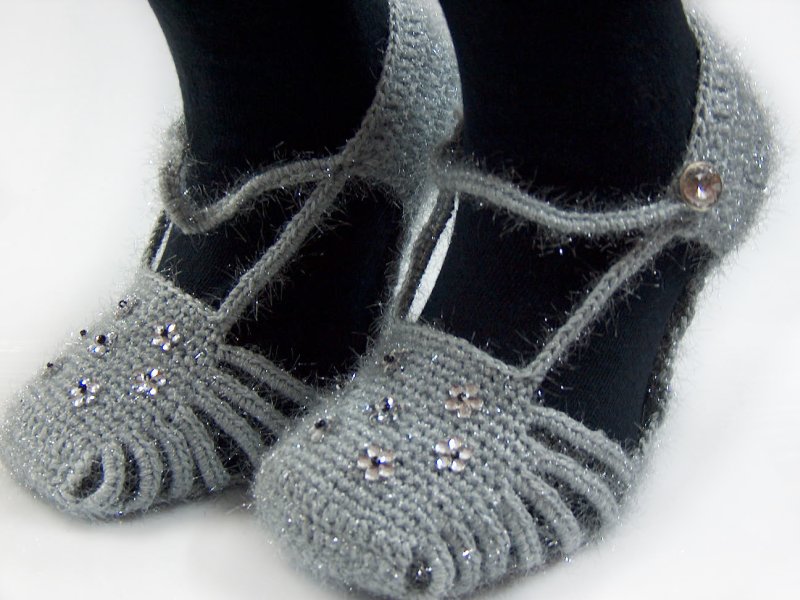 Bootees Grey
