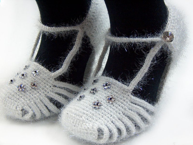 Bootees White