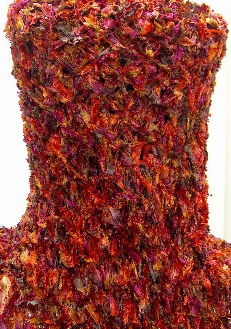 Shawl Orange, Brown, Purple