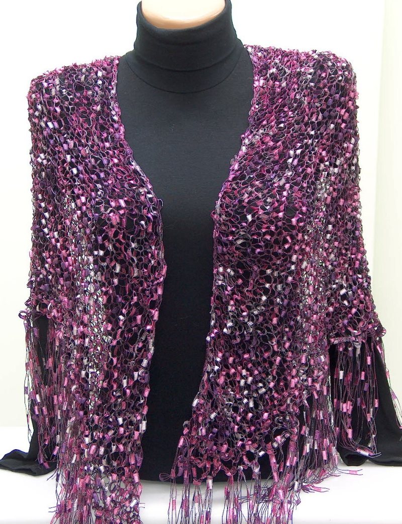 Shawl Lilac, Pink, White