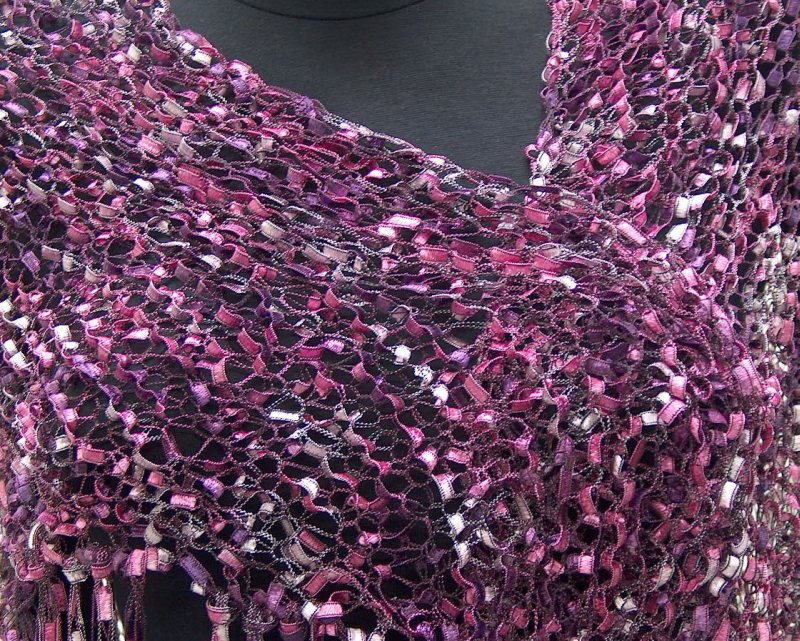 Shawl Lilac, Pink, White