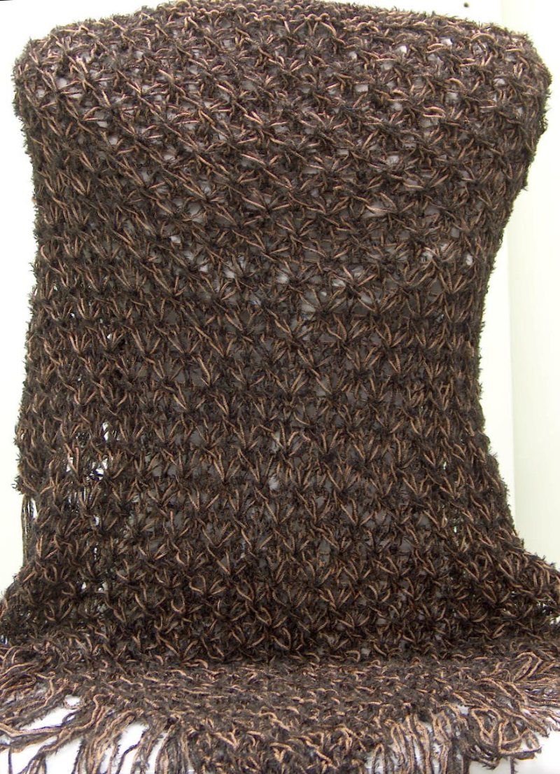 Shawl Brown, Black