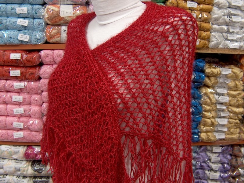 Shawl Red