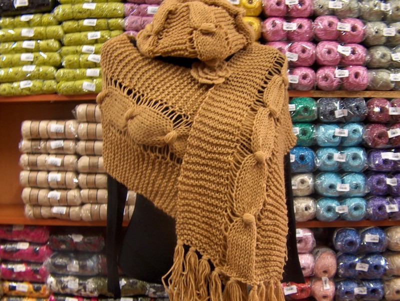 Scarf - Hat Set Light Brown