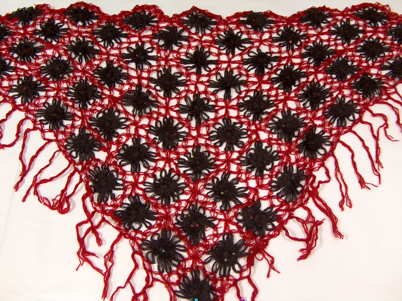 Çok renkli Shawl