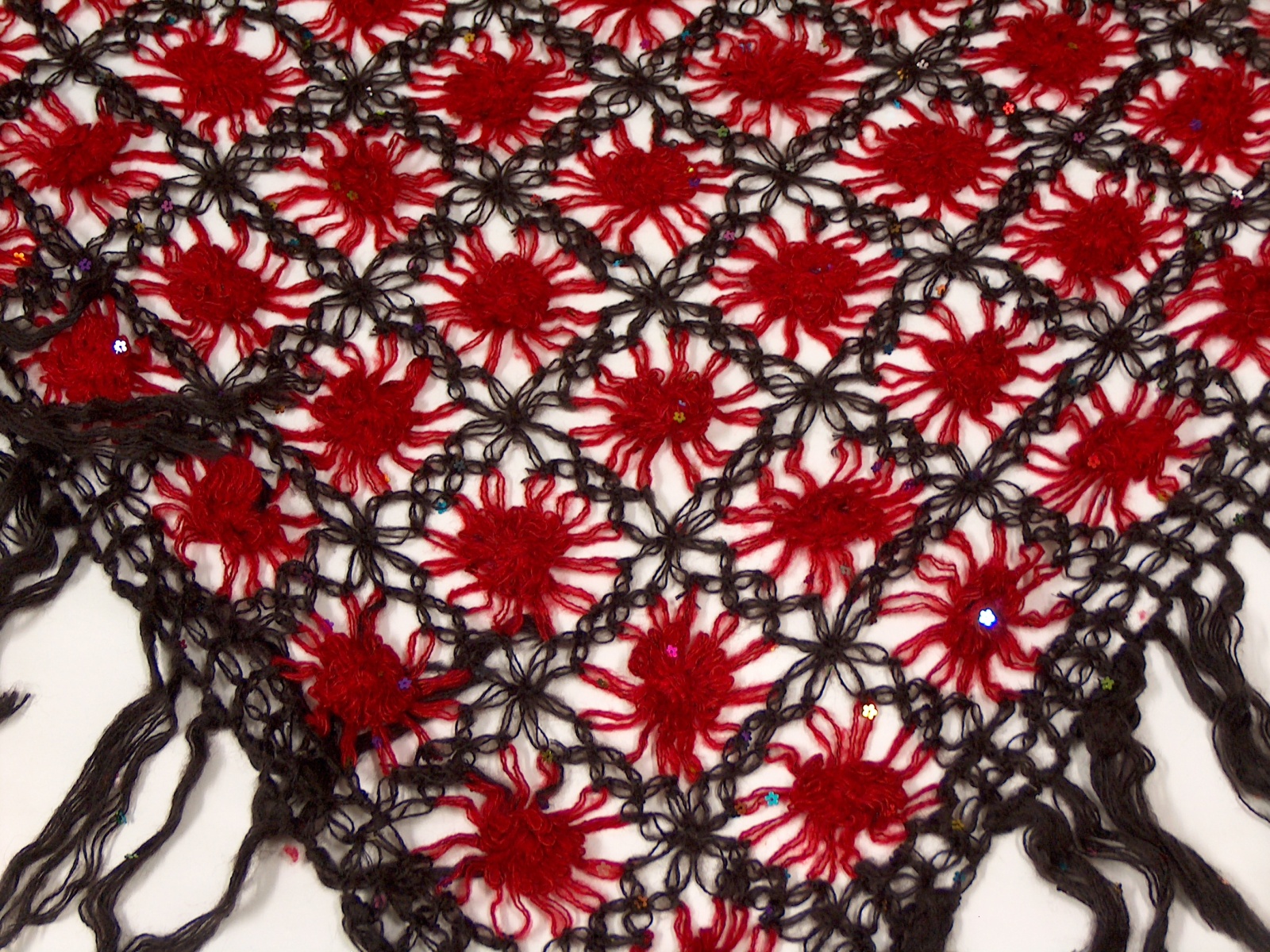 Çok renkli Shawl