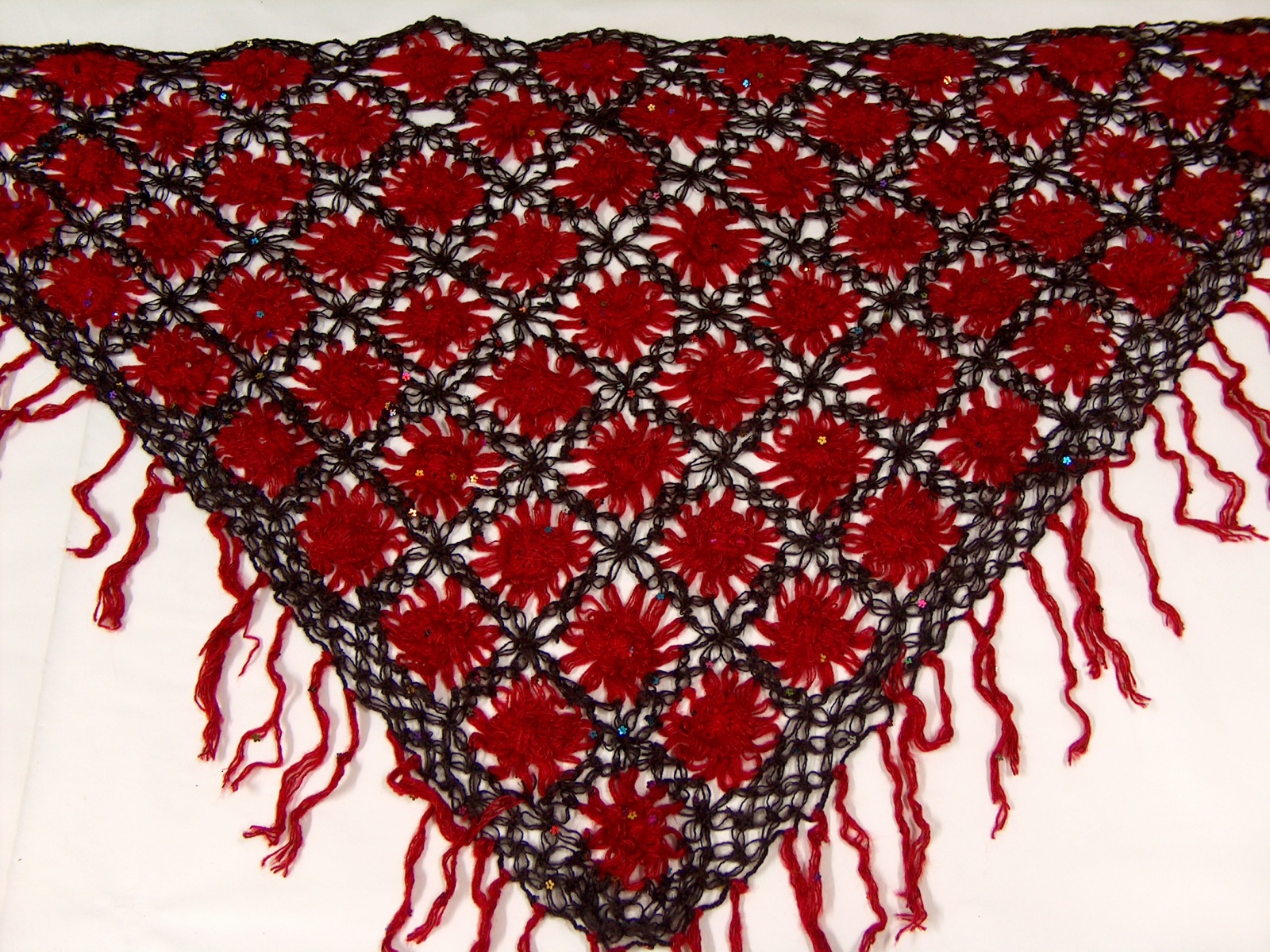 Çok renkli Shawl