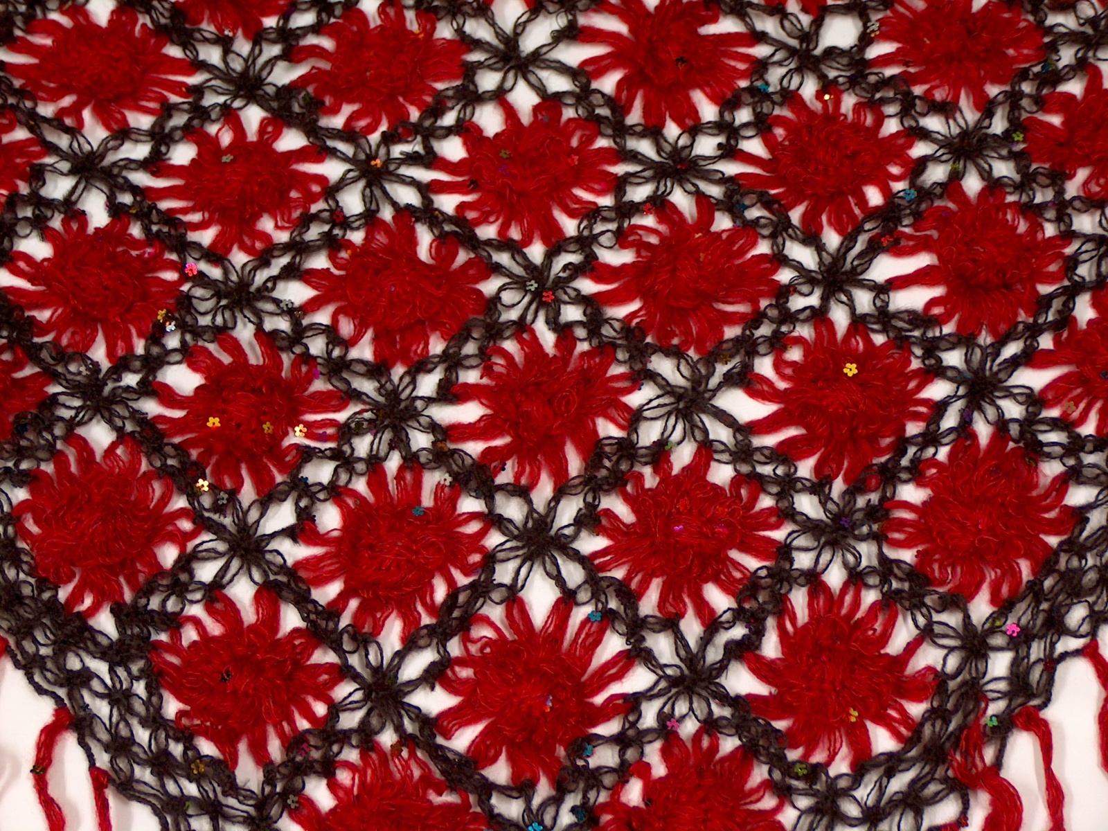 Çok renkli Shawl